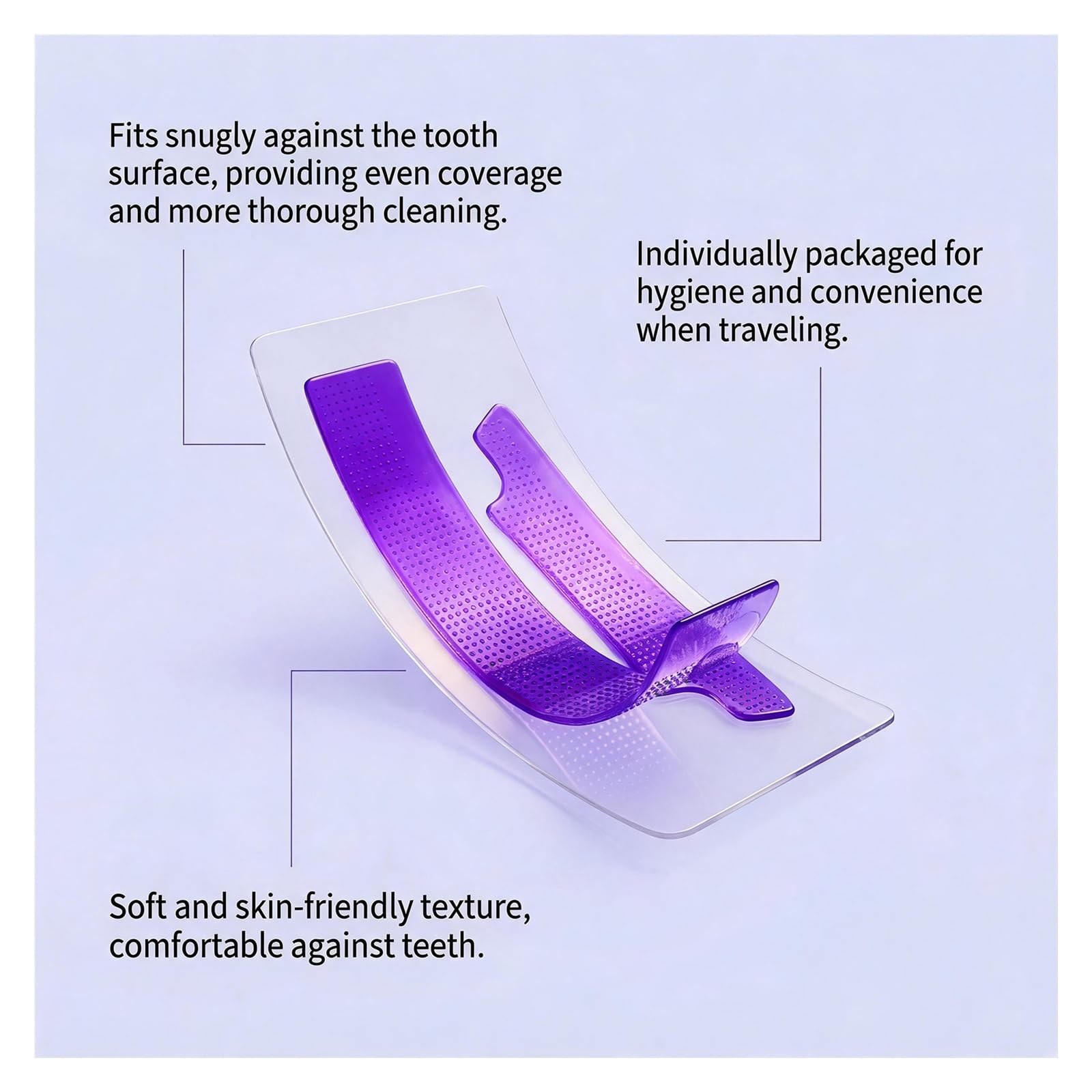 Strisce for la pulizia dei denti da 7 pezzi | Cerotti puliti, luminosi e lucenti for la cura dell'alito fresco orale e dentale(3pcs)