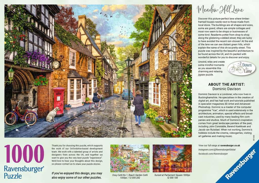 Ravensburger Puzzle 2D 1000 elementów: Przytulny pokój, Nowy design