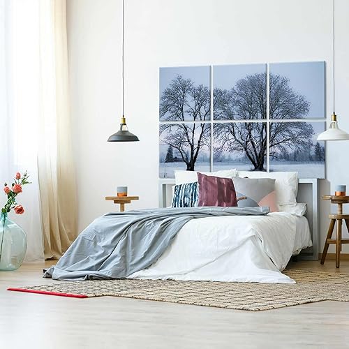 Miniatura 4 de JBER Paneles acústicos artísticos, paquete de 6 pinturas autoadhesivas de pared grandes para decoración de pared, paneles absorbentes de sonido para