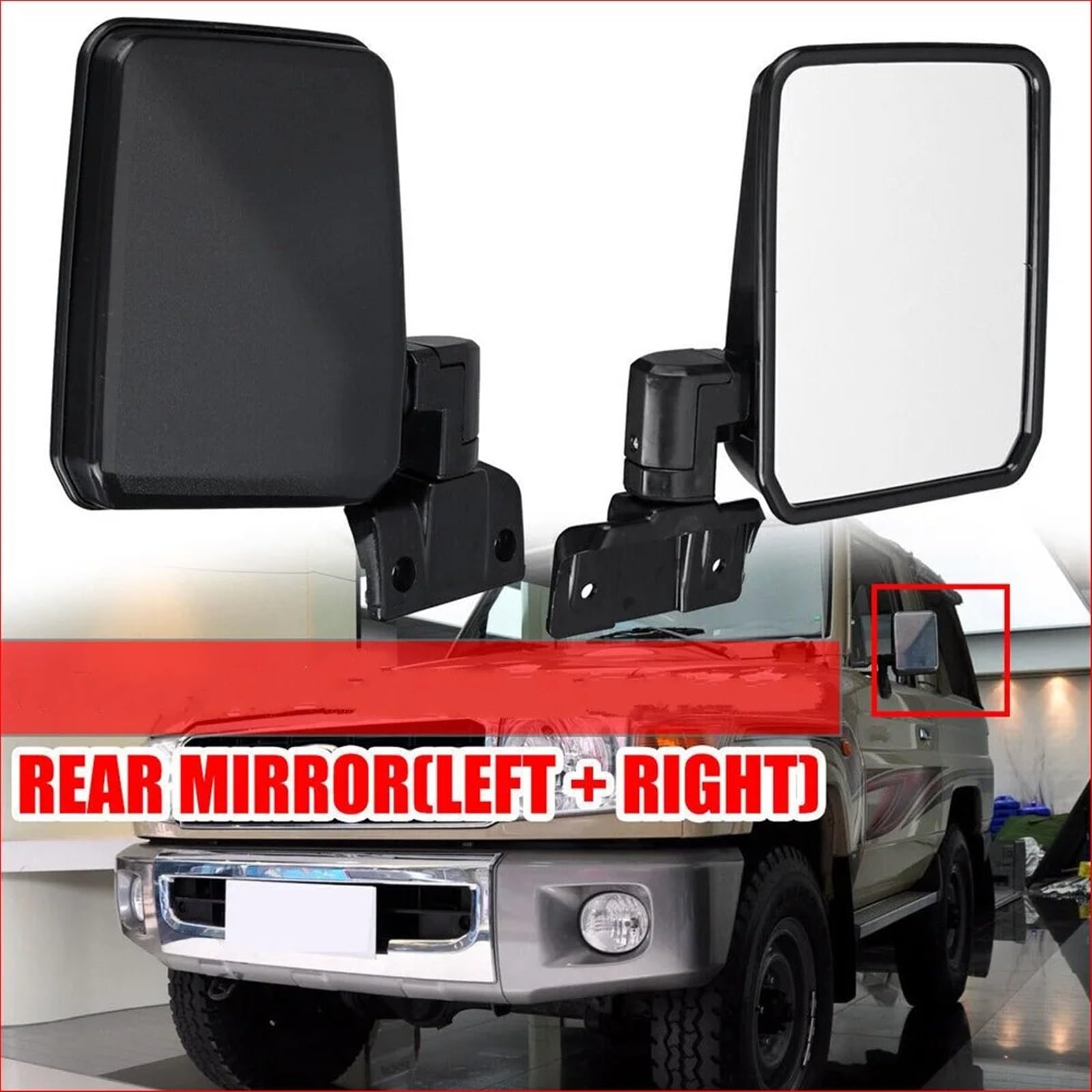Specchio Retrovisore Esterni 1 Paio Per Toyota Per Land Per Cruiser 70 75 78 Serie 1985-2007 Coppia Specchietto Laterale Porta Accessori Auto Sinistro E Destro Specchietto Esterno