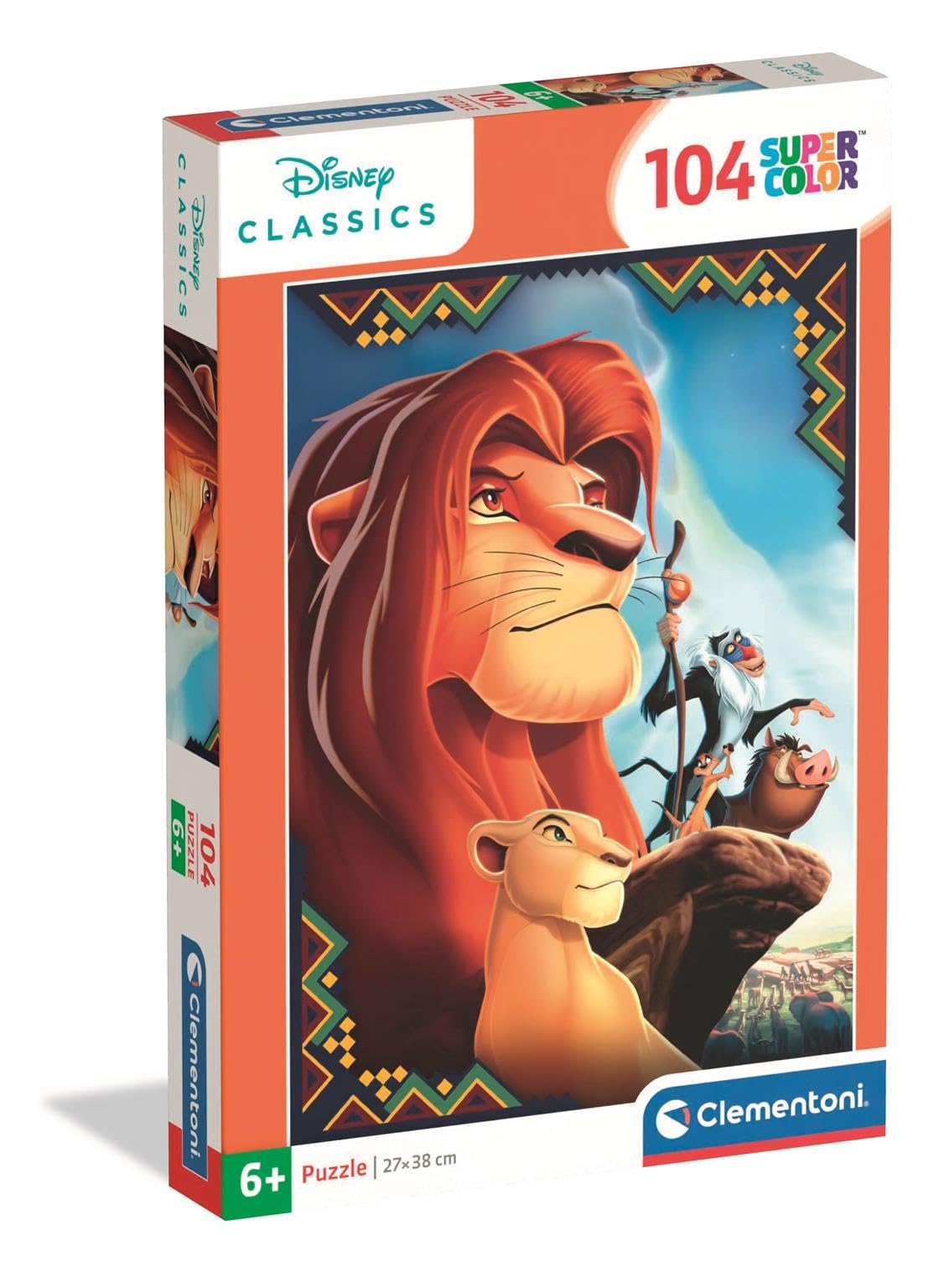 Clementoni Puzzle 104 pieces, Disney Lion King, Made in Italy, 25052