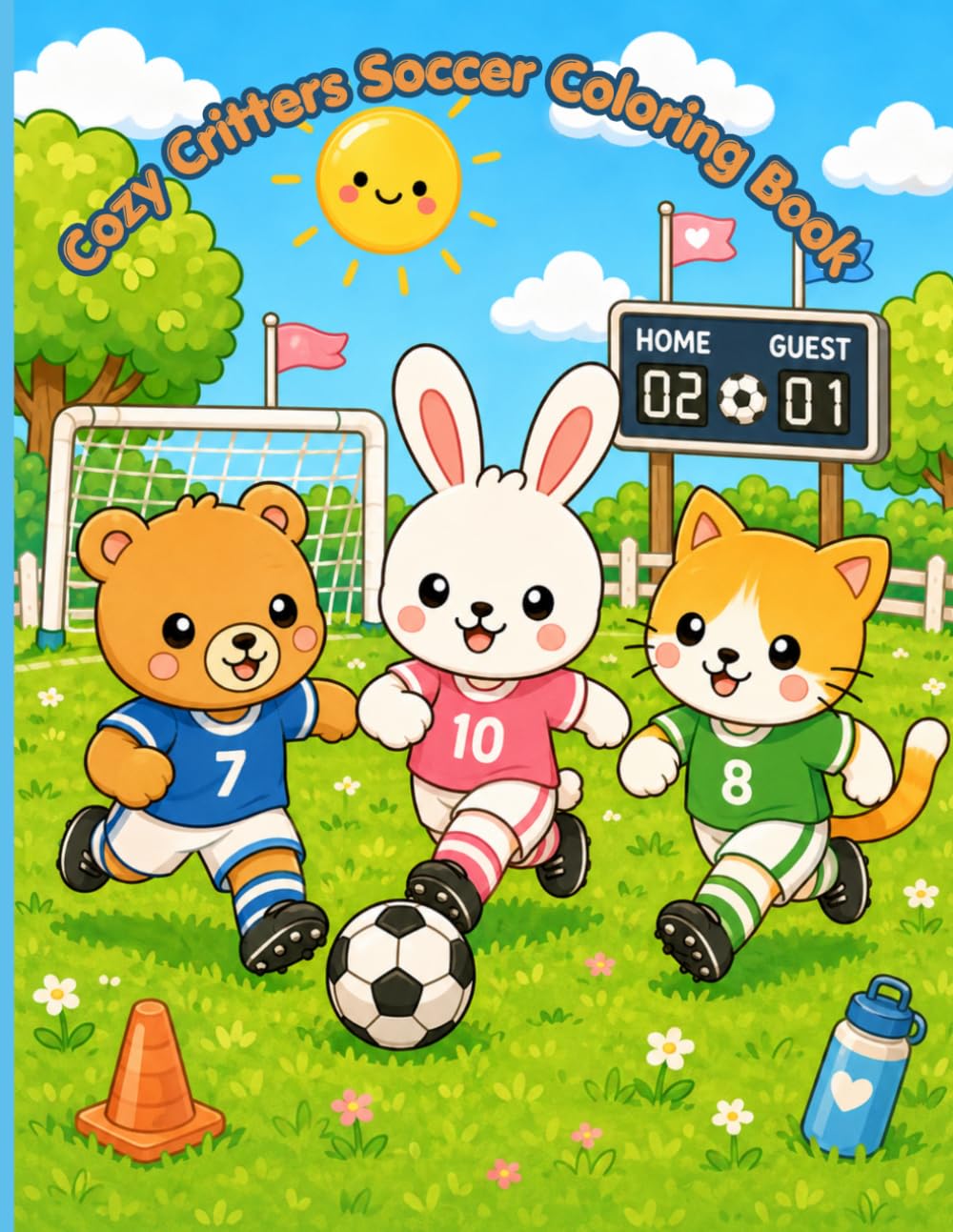 Cozy Critters Soccer Coloring Book