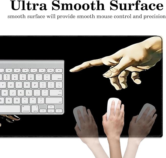 Alfombrilla de Escritorio y Mouse, Antideslizante, 70x30 cm, Cross miniatura 4