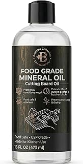 Bambüsi Food-Grade Mineral Oil for Cutting Boards and Butcher Blocks