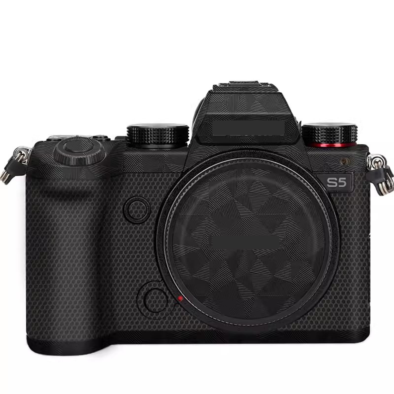 Vinyle pour Panasonic Lumix S5 habillage triangle noir élégant et durable - 6