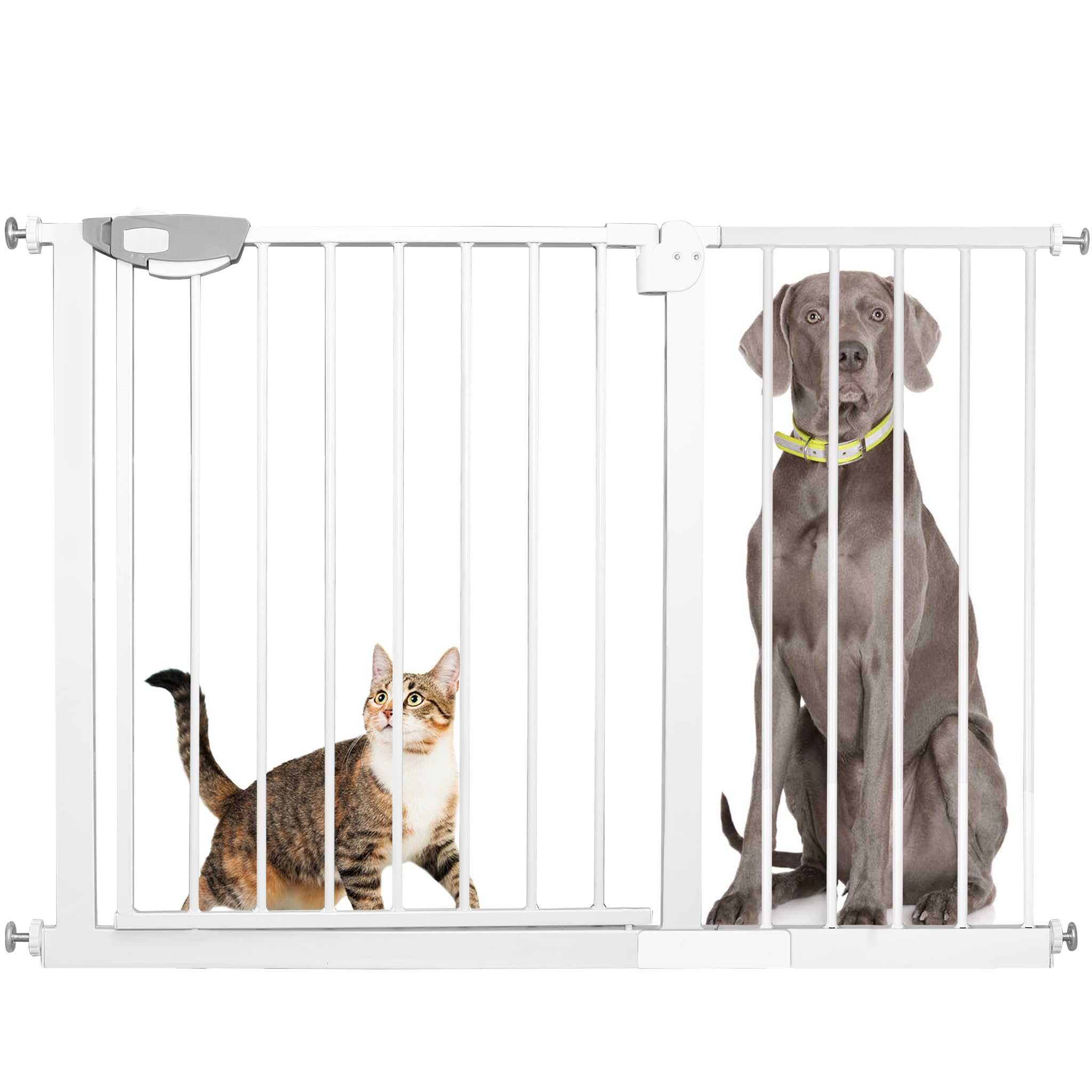 Uitschuifbaar traphek, deurbeschermingsrooster, uittrekbaar voor baby's, katten en honden, traphekje zonder boren, kinderbeveiliging, traphek, hondenbarrière, gaasrooster voor deuren, gangen, buiten