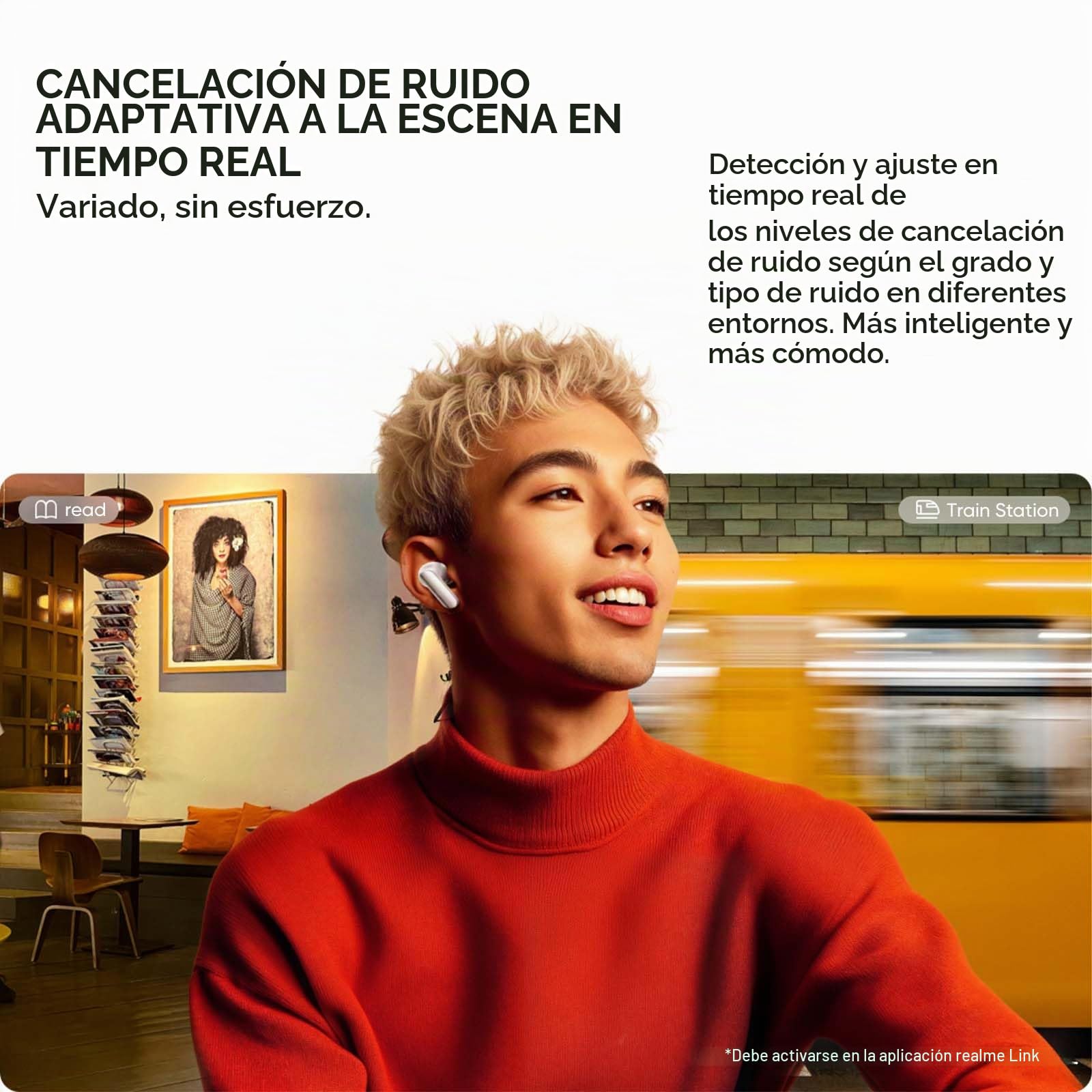 realme Buds Air 7 Pro Auriculares Inalámbricos con 55dB ANC AI Traductor, 48H de Batería, Auriculares Bluetooth TWS In-Ear con 11+6 mm Dual Controlador y Hi-Res LHDC 5.0, Diseño Aluminio para Aviación