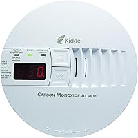 Kidde Hardwired Carbon Monoxide Detector with Digital LED Display & 9V Battery Backup