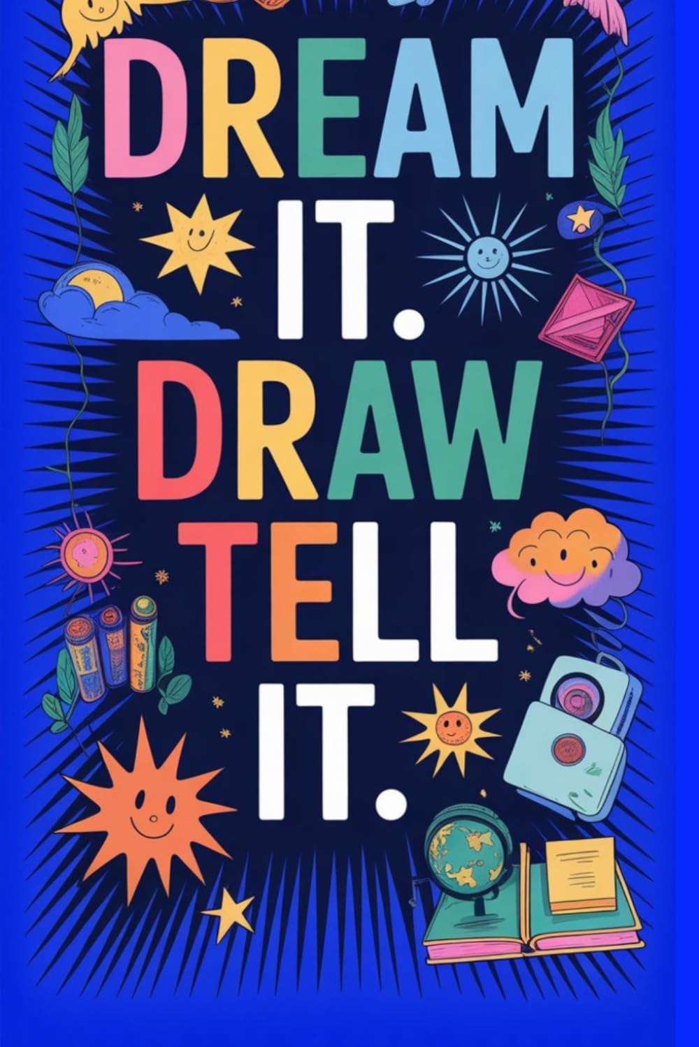 Dream It. Draw It. Tell It.: A Creative Drawing & Storytelling Book for Kids to Imagine, Create, and Express Themselves Freely