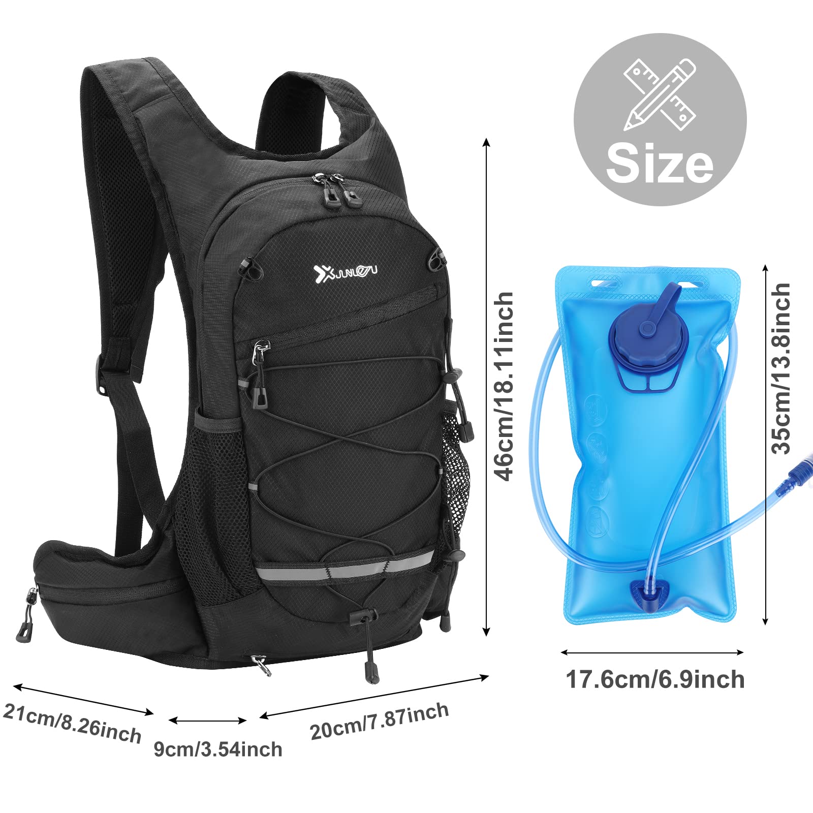 Sacca Idrica Zaino Ciclista Sacca Trekking Zaino Bici Sacca Idrica