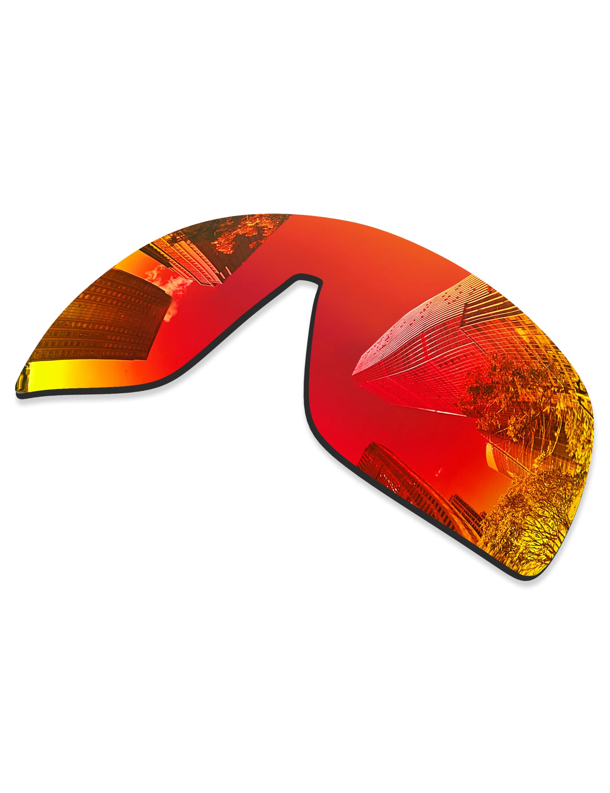 Lentes de repuesto para gafas de sol Oakley Sutro S OO9462, color negro + titanio plateado + azul hielo + rojo fuego