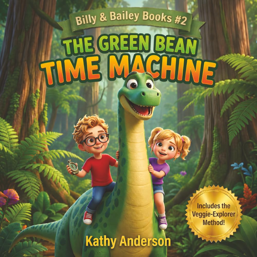 The Green Bean Time Machine: A Dinosaur Veggie Adventure for Picky Eaters (Billy and Bailey Books)