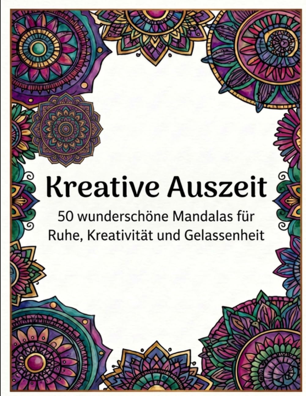 Kreative Auszeit: 50 wunderschöne Mandalas für Ruhe, Kreativität und Gelassenheit