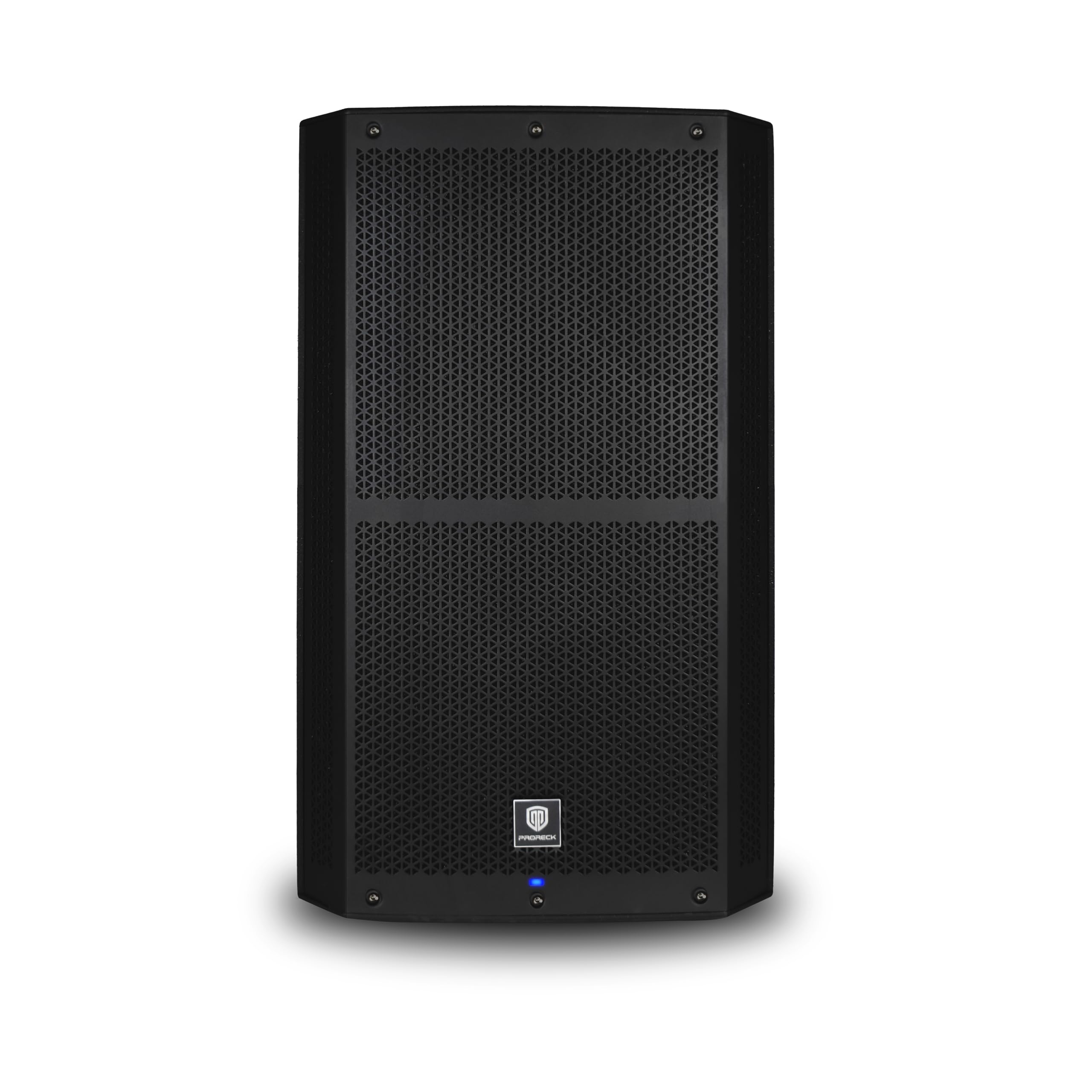 PRORECK SP-15 38 cm (15 Zoll) 1400W P.M.P.O Aktiv-Bühnenmonitor mit 3-Kanal-Eingängen, Bluetooth & DSP – PA-Box für Kirche/Hochzeit/Konferenz/Veranstaltungssaal