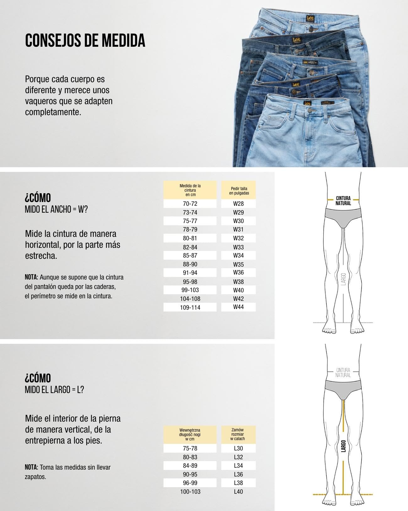 Lee - Jeans Hombre - Corte Relajado Cónico - Extreme Motion - Zander