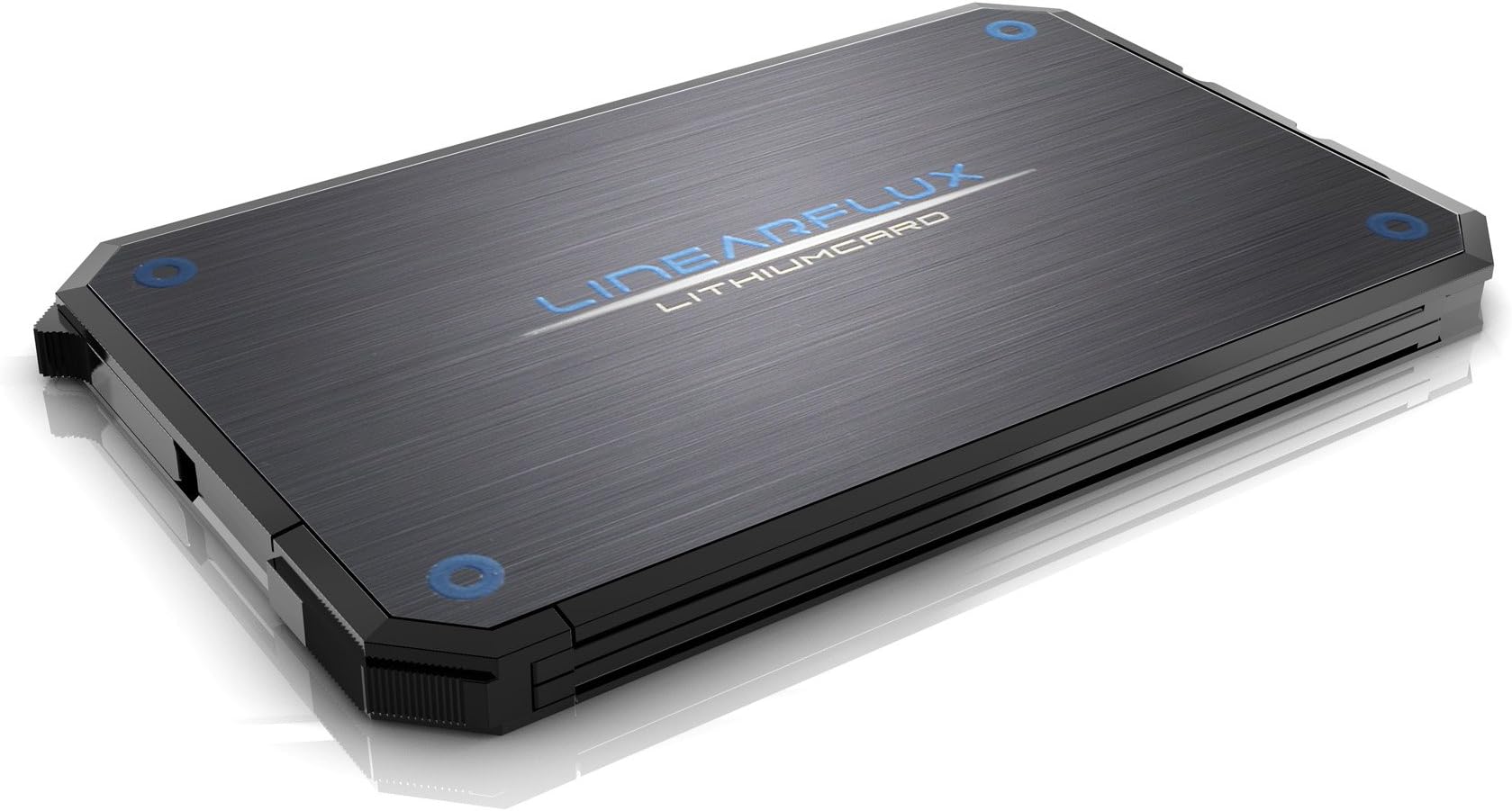 Portable Charger for Apple Lightning Devices - Retail Packaging - Titanium/Blue