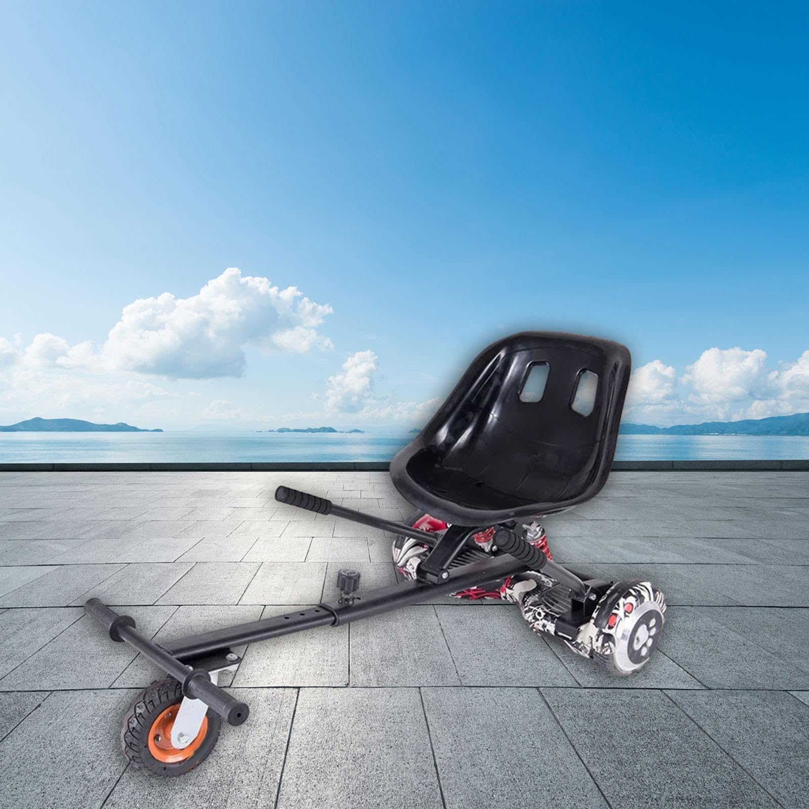 Milageto Go-Kart-Sitzsattel, Trikes-Sitzsattel, DIY-Kart-Auto-Sattel, niedrige Rückenlehne, zum Ausbalancieren des Fahrzeugs, ersetzt -Cart-Sitz