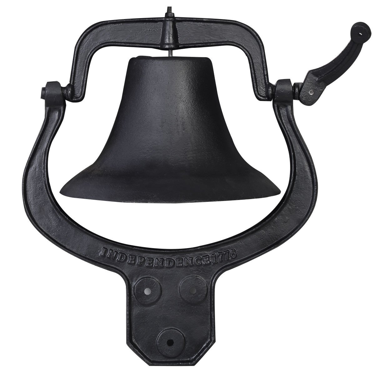 GHP 21x14x23.5 Outdoor Church School Antique Vintage Style Large Cast Iron Dinner Farm Bell product thumbnail 6