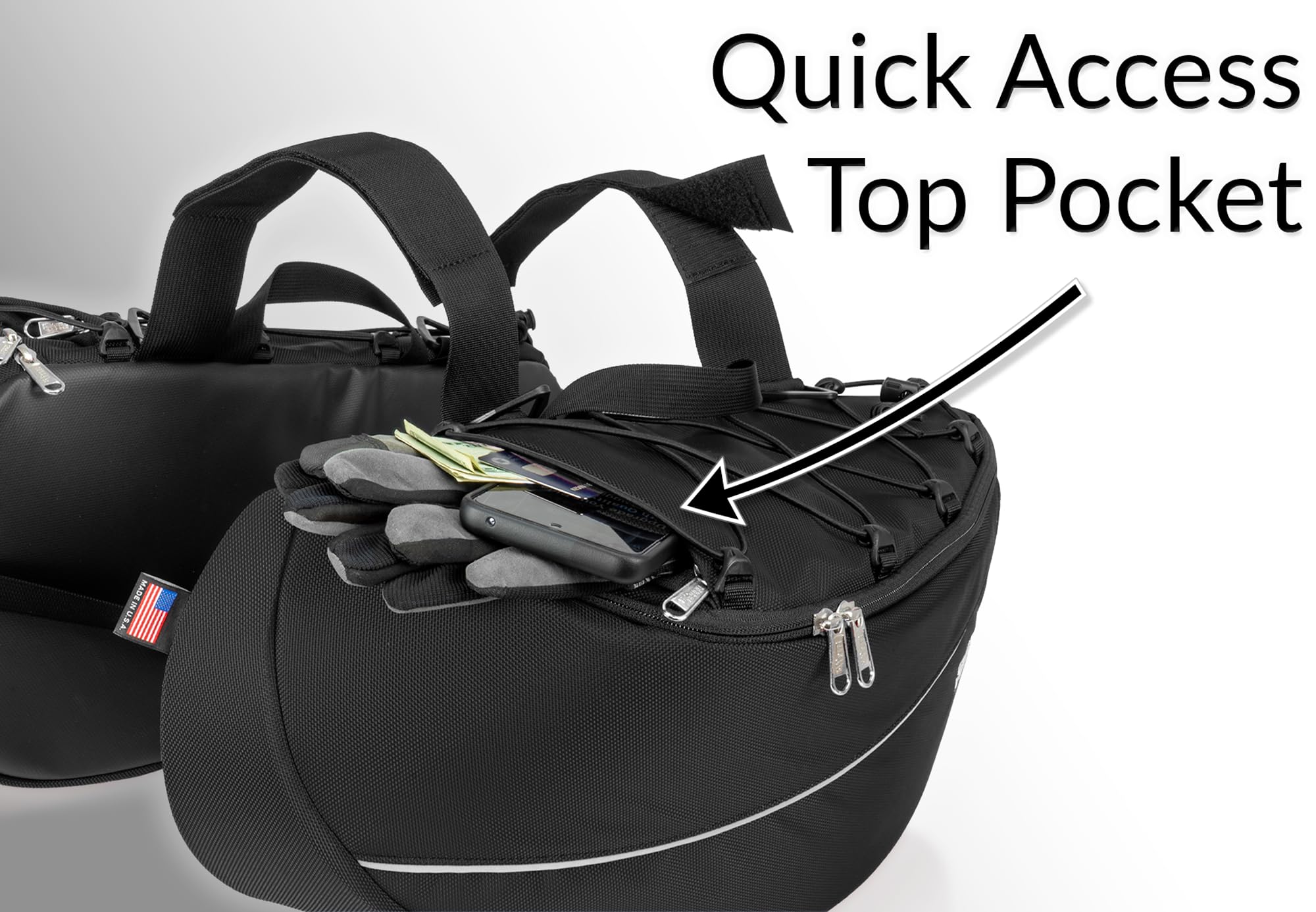 Amazon.com: Chase Harper USA 3400 Ripstream Saddle Bags - Water