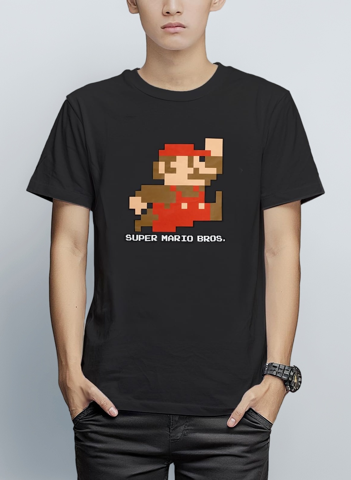 Amazon | [ファインプラス] Tシャツ 半袖 スーパーマリオブラザーズ
