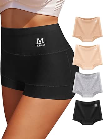 Nautica Women's Cotton Boyshort Underwear Set, 5-Pack (US