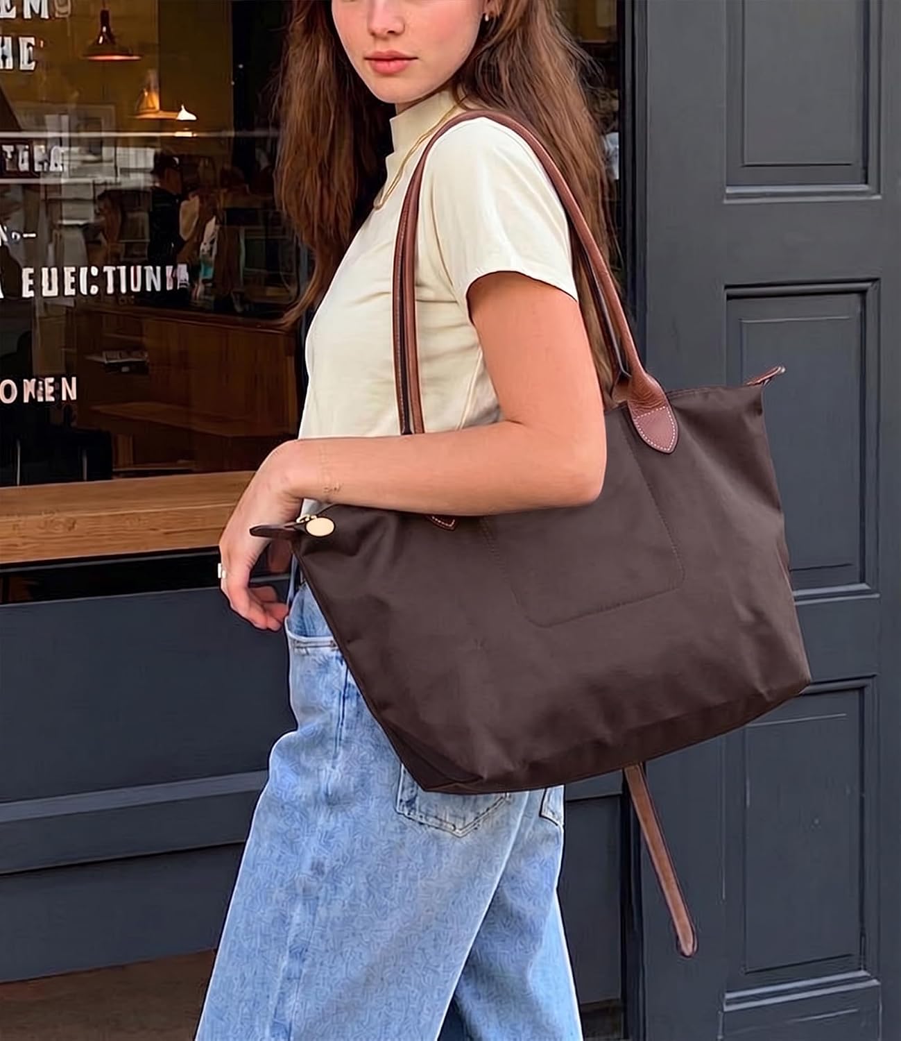 Nylon Tote Bags For Women: Foldable Lightweight Waterproof