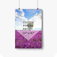 Vista 1 de Custom Poster Personalized Wall Art Design Your Own Photo Text Poster Prints Room Decor for Living Room Bedroom -24x36Inch