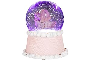 Whimsical Unicorn Snow Globe: A Symphony of Light, Music, and Imagination