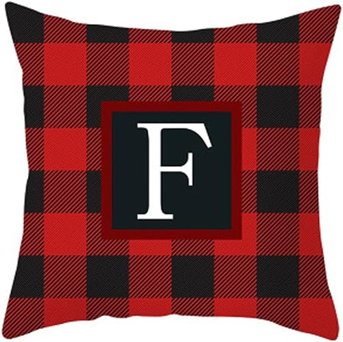 Fundas de almohada de Navidad, decoración de Navidad, funda de almohada cuadrada para sofá o hogar, 18 x 18 pulgadas