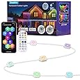 Govee Permanent Outdoor Lights, Smart RGBIC Outdoor Decor with 75 Scene Modes, 100ft with 72 LED Lights, IP67 Waterproof for Outdoor Decorations, Work with Alexa, Google Assistant, White