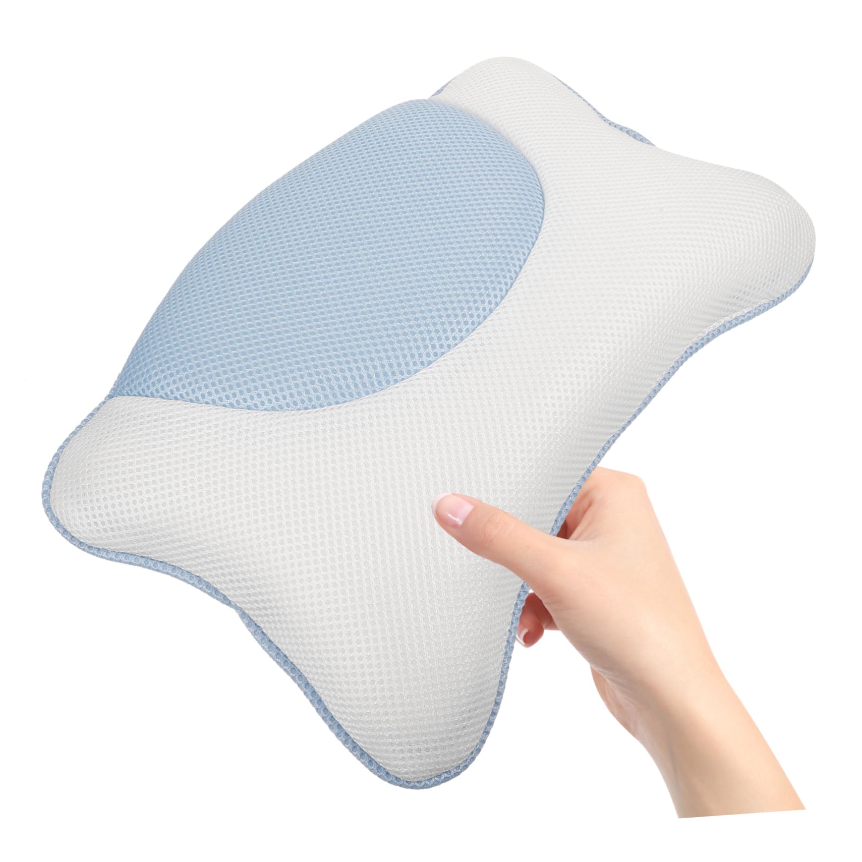 Cuscino Bagno con Ventose Antiscivolo Poggiatesta per Bagno e Spa e Idromassaggio