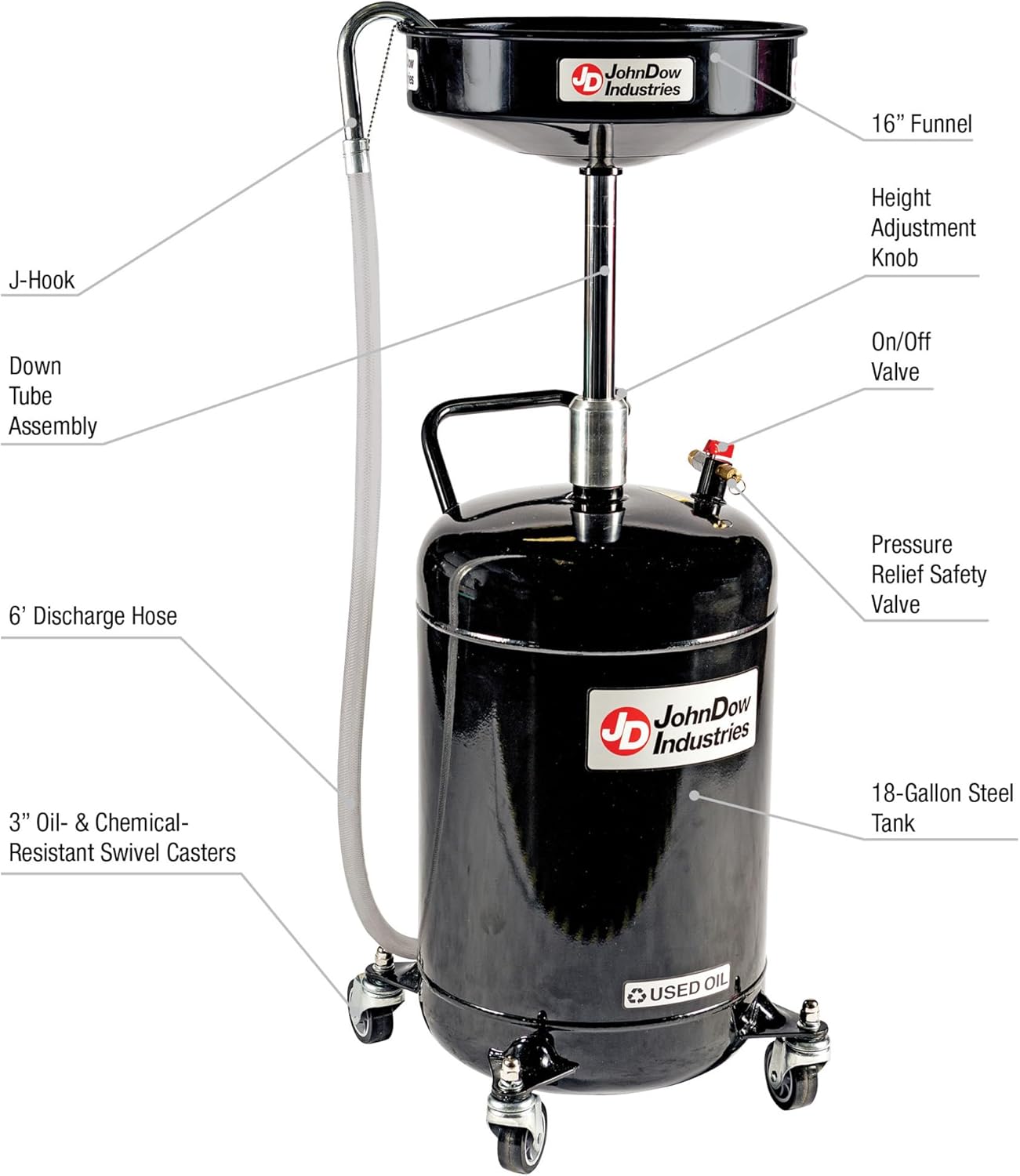 18 Gallon Self-Evacuating Oil Drain