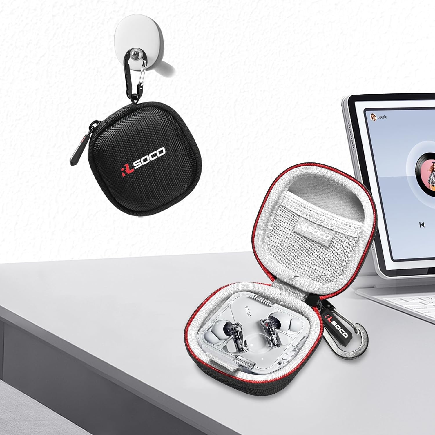 RLSOCO Hard Case for Nothing Ear Wireless Earbuds with ChatGPT Integration & for Nothing Ear (3) Wireless Earbuds (Case Only) - Image 7