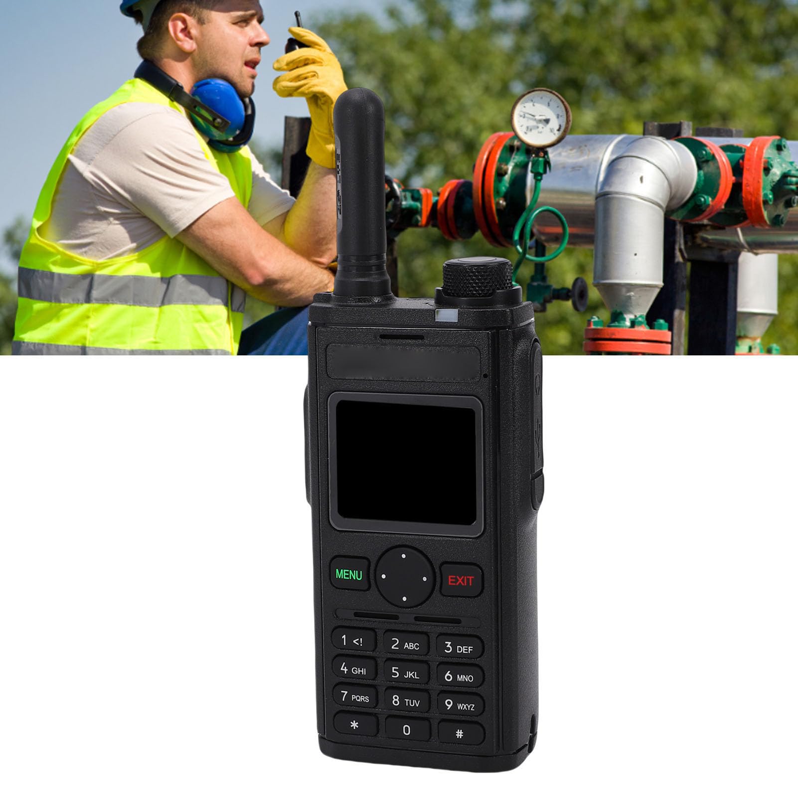 Annadue Walkie Talkie Professionali per Adulti, Radio Bidirezionali Ricaricabili a Lungo Raggio, Supporto Scheda SIM 4G, con Caricabatterie per Escursioni, Viaggi e attività All'a