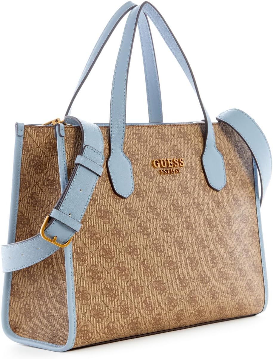 Ubuy Mini Tote Bag Guess Guess Womens Open Road Denim Small Tote Bag