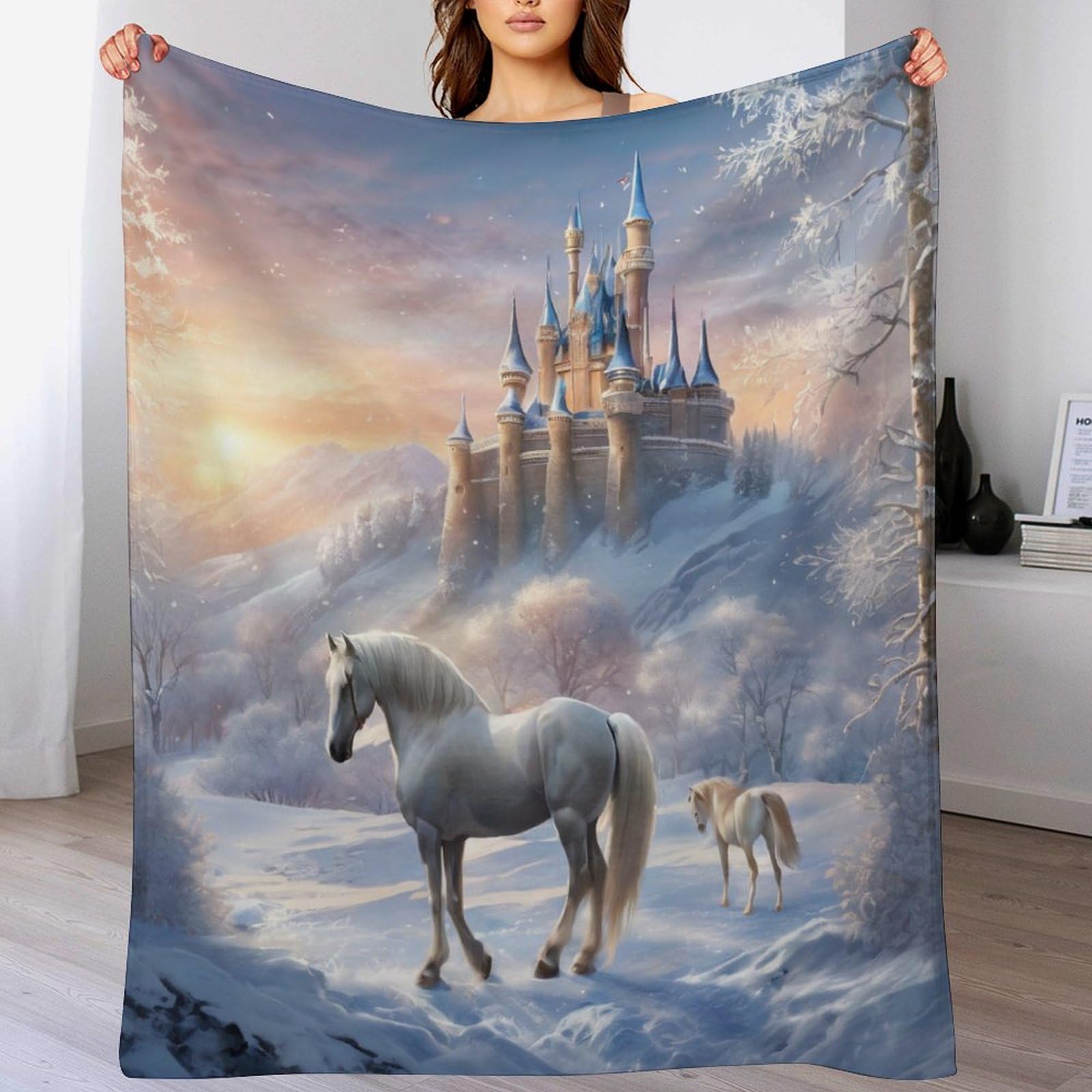 Couverture jeté flannel contre les soirées fraîches sur votre fauteuil