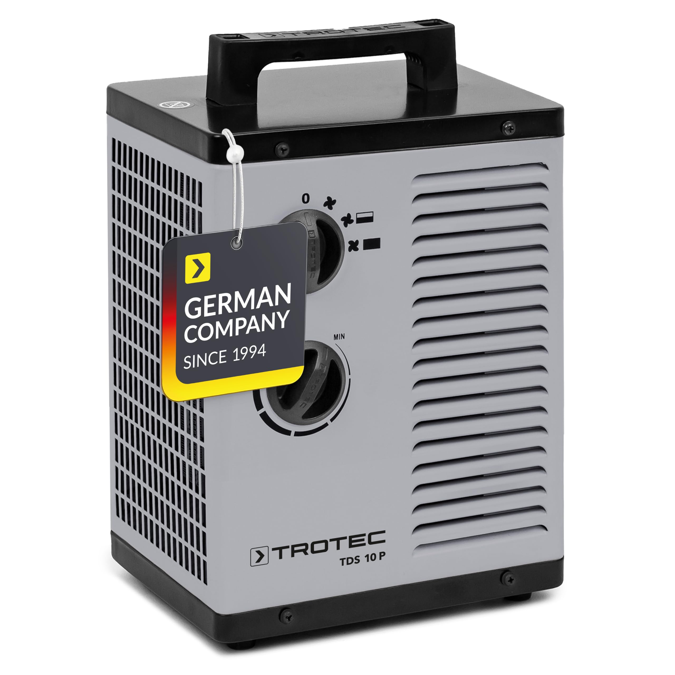 TROTEC Chauffage soufflant céramique TDS 10 P, puissance de chauffe de 2 kW