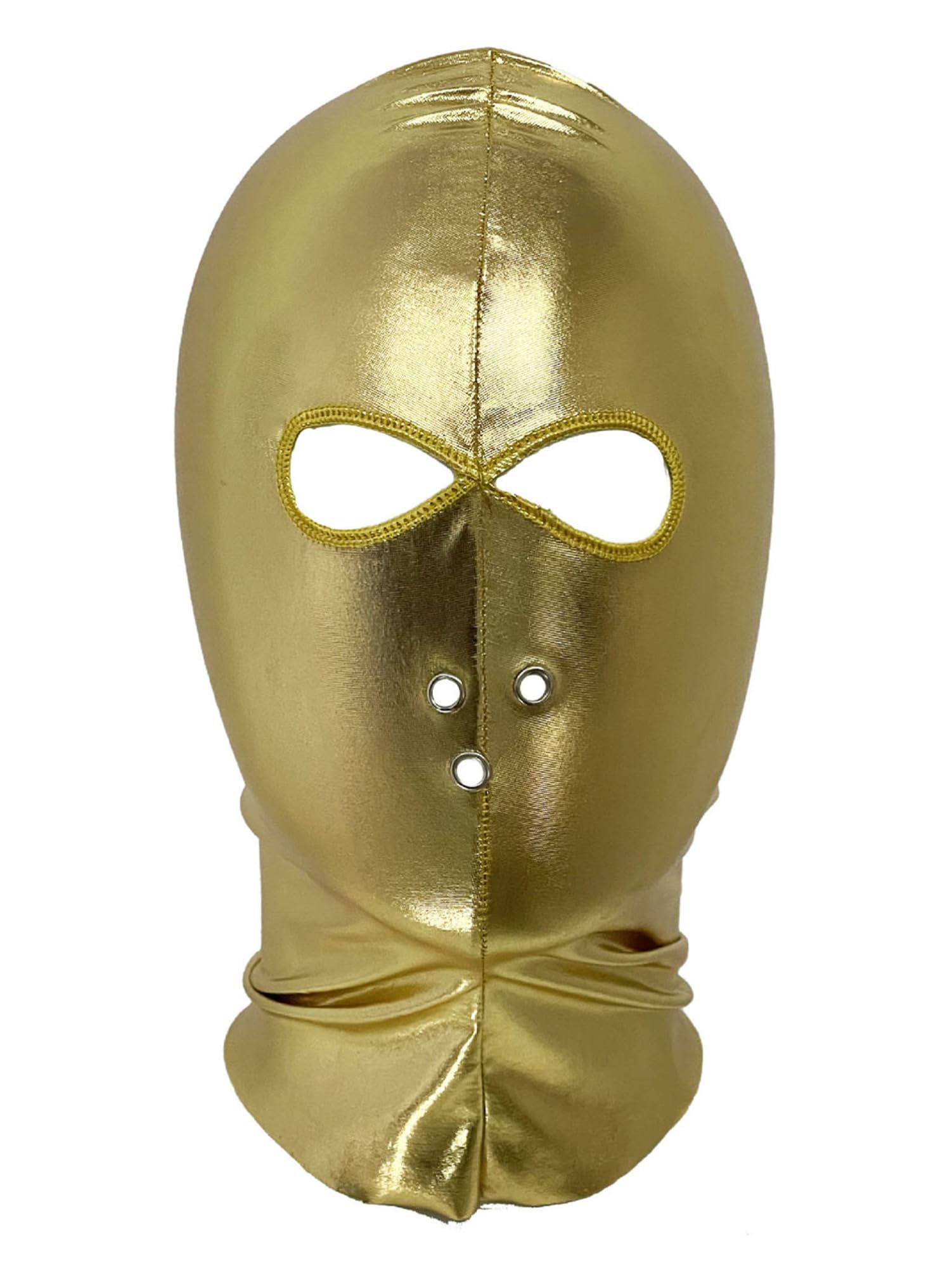CHICTRY Unisex Full Cover Zentai Hood Mask Open Eyes Mask Elastic Hood Headgear for Halloween Party