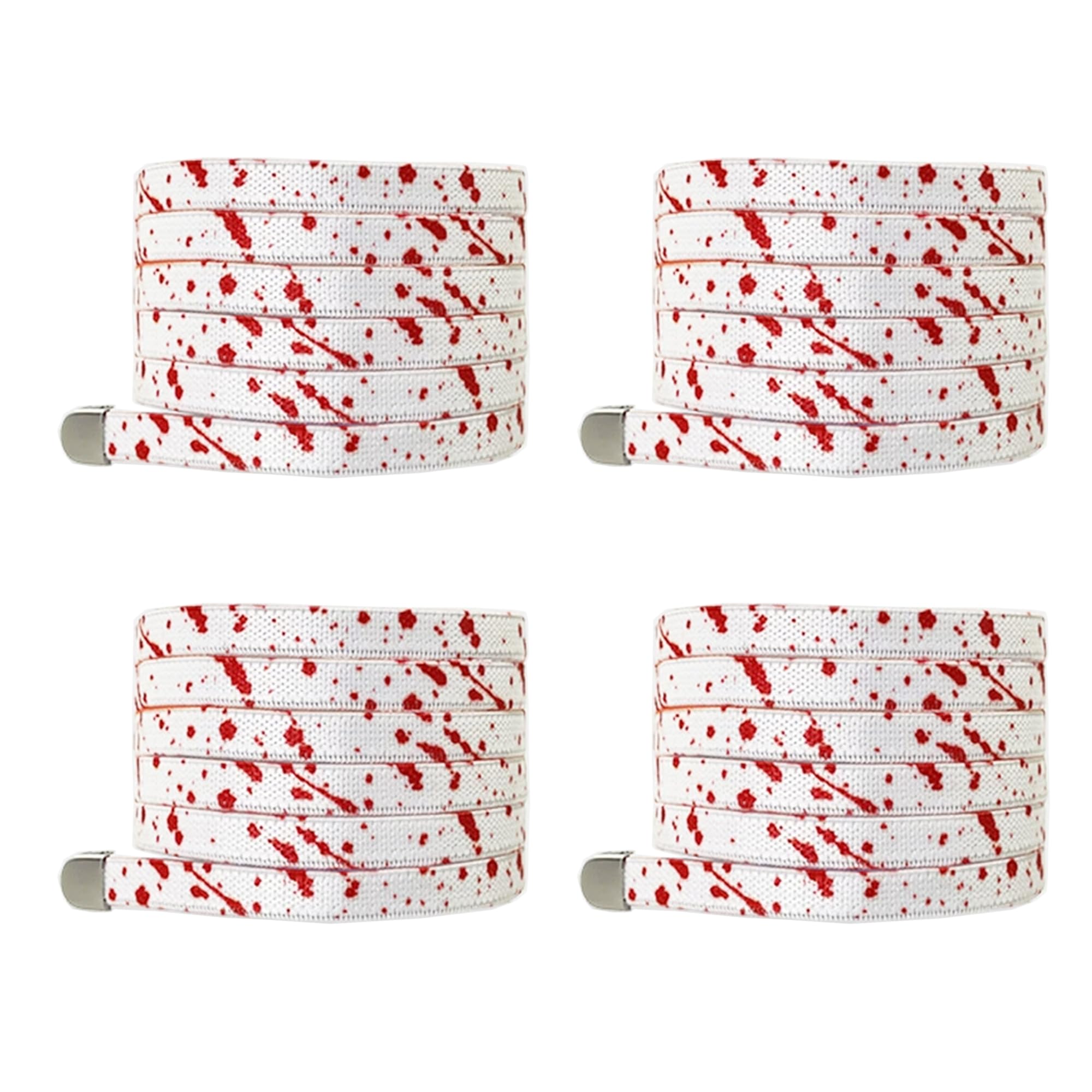 CUZRCYZ 2 Pairs Elastic Shoe Laces,Colored No Tie Elastic Shoelaces Adults and Kids