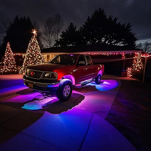 Miniatura 9 de Luz de roca LED RGB, 6 vainas, luces de neón multicolor, luz de roca con aplicacióncontrol remoto, impermeable, luces de roca RGB para exteriores,