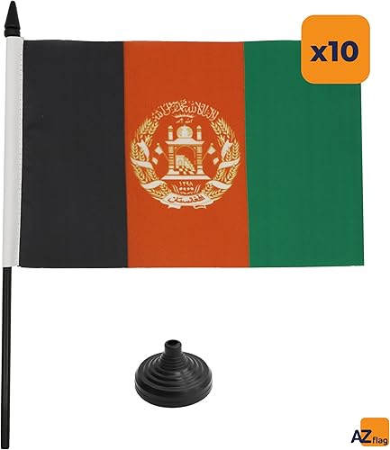 Miniatura 286 de Bandera de la bandera del Líbano de AZ, 3.9 x 5.9 in, bandera de escritorio libanesa, 5.9 x 3.9 in, barra y base de plástico negro