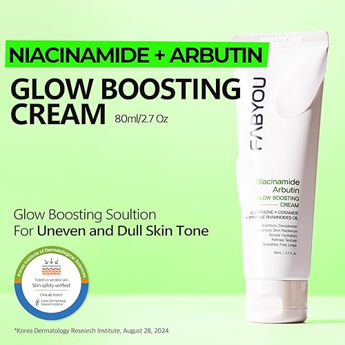 Miniatura 2 de Niacinamide Arbutin Glow Boosting Cream 2.71 fl oz  Cuidado de la piel coreano para una hidratación duradera y un tono de piel suave y uniforme con