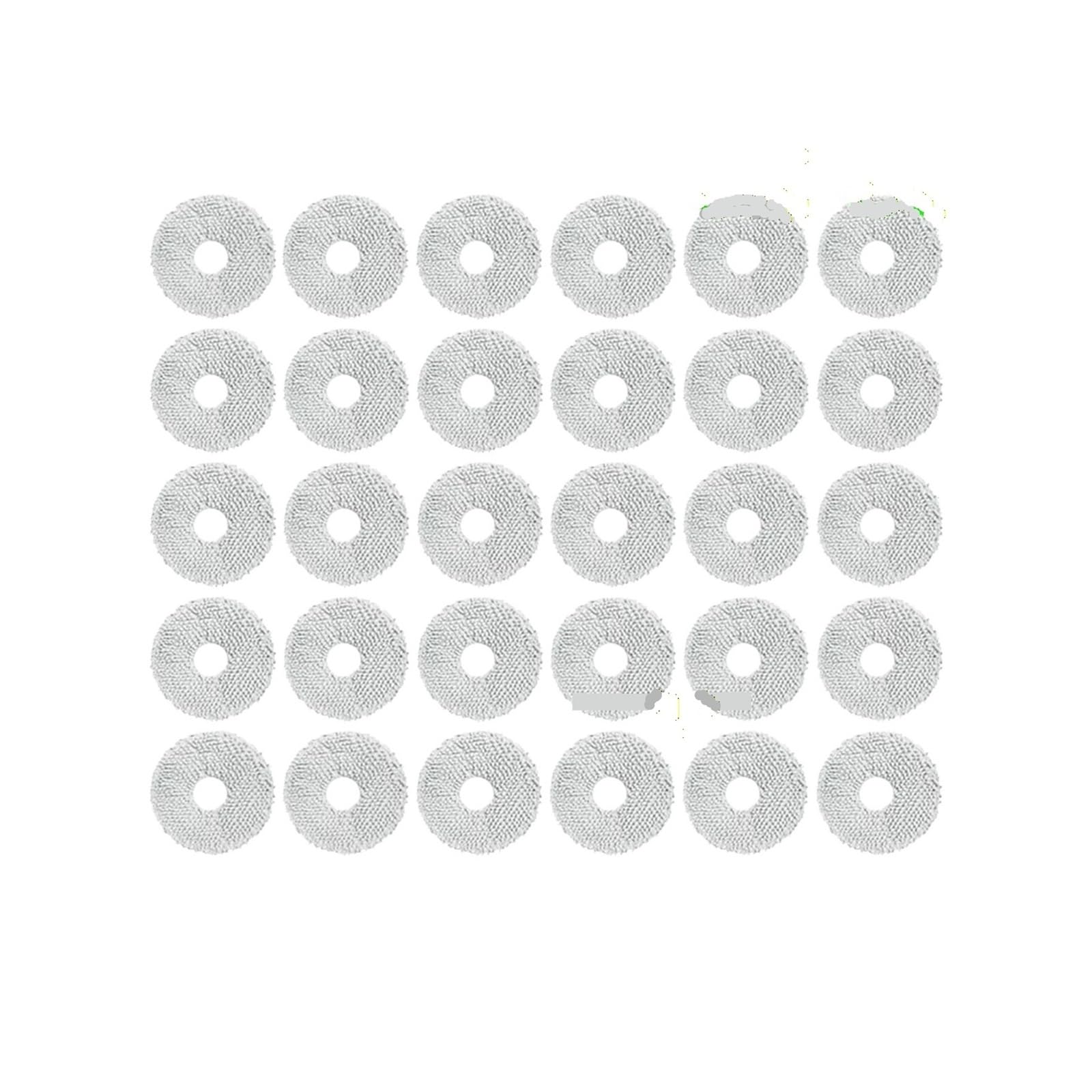 VIXWDRUTY Compatible For Xiaomi，Robot Vacuum S10+ S20+ X10+ X20 Plus B101CN，Compatible For Dreame，L10S Ultra L10S Pro L10 Prime S10 Pro Mop Cloth(30pcs)