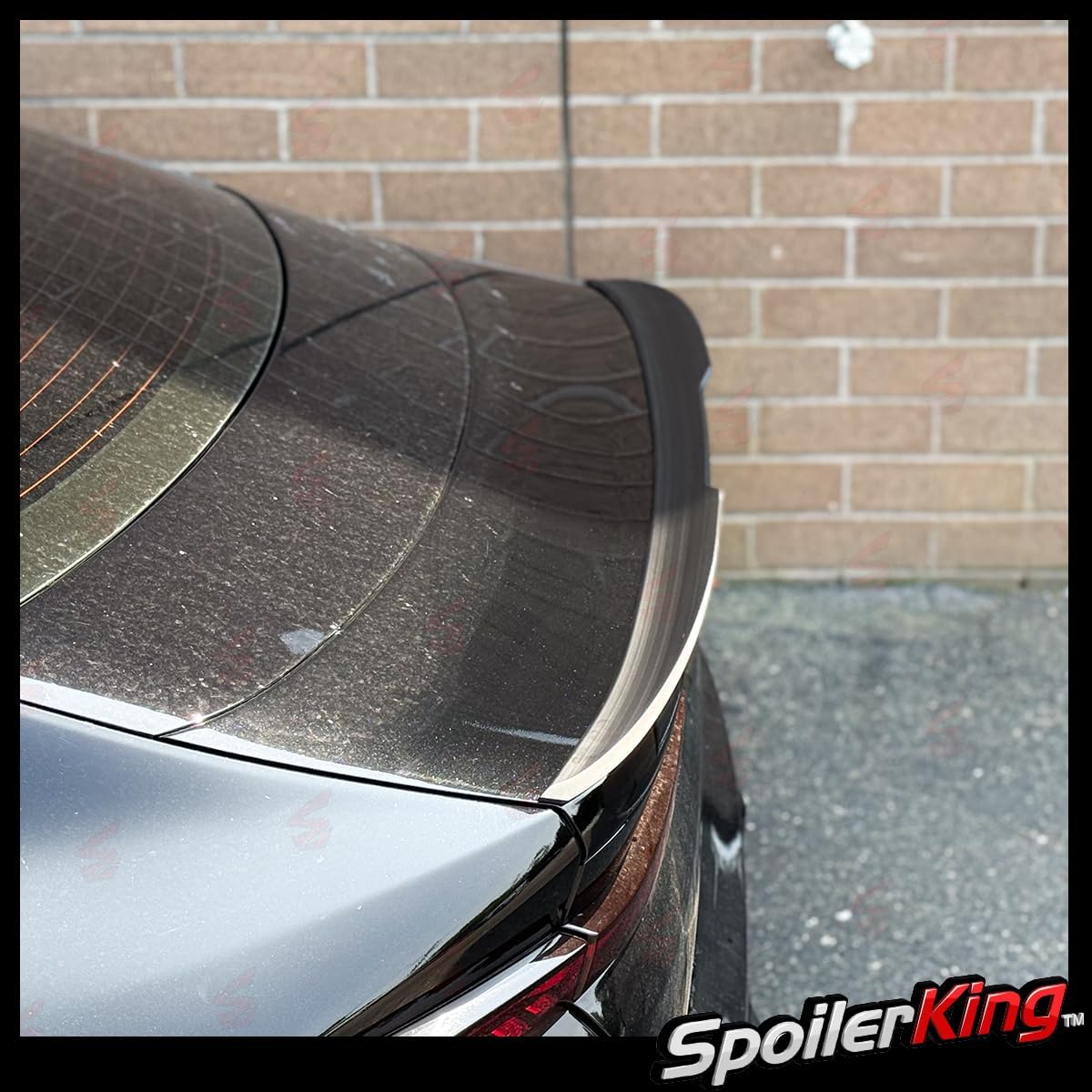 Duckbill Trunk Spoiler with Center Cut Compatible with Kia K4 2025-present SpoilerKing (284KC)