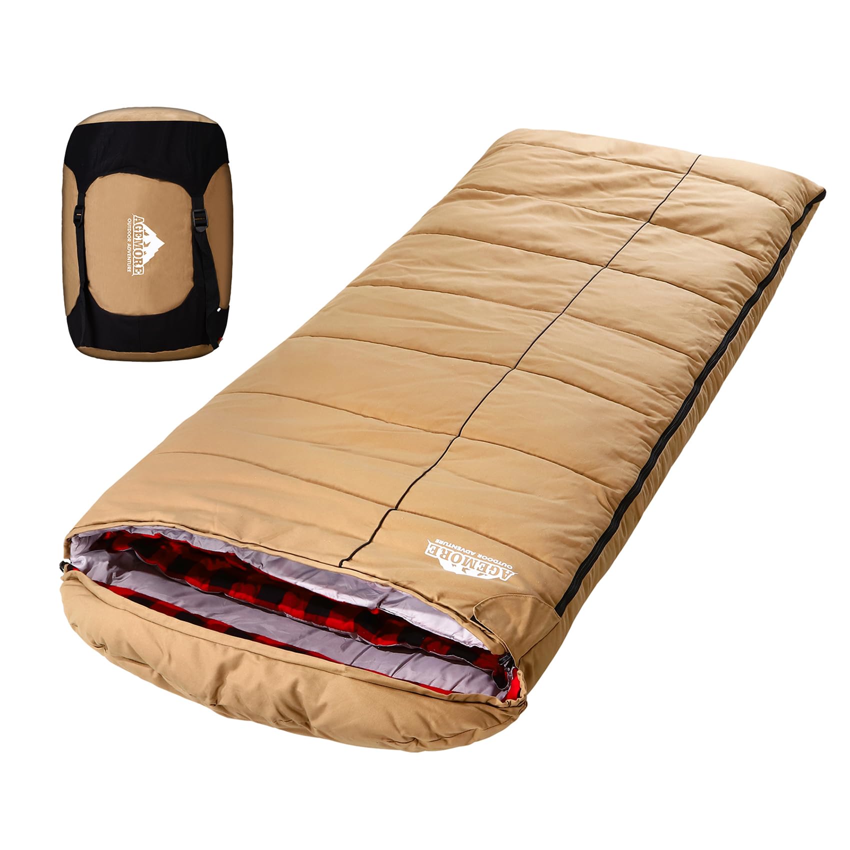 AGEMORE Canvas Sleeping Bag