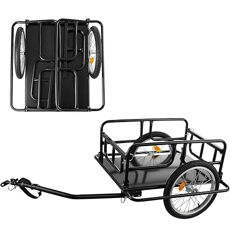 Foldable Bike Cargo Trailer for Hassle-Free Transportation