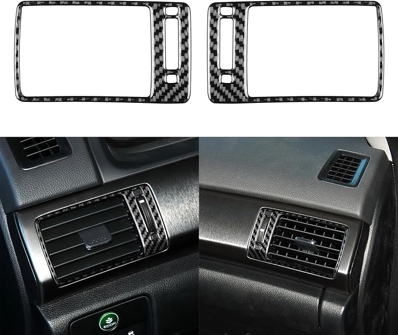 Moldura de fibra de carbono NVCNX para interior do Honda Accord 9ª geração 2013 a 2017