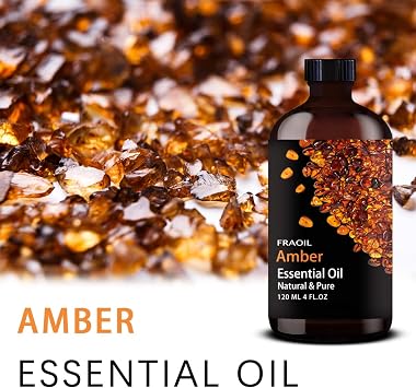 Amber Essential Oil, Amber Oil 4 Oz for Diffuser Aromatherapy Candle Making