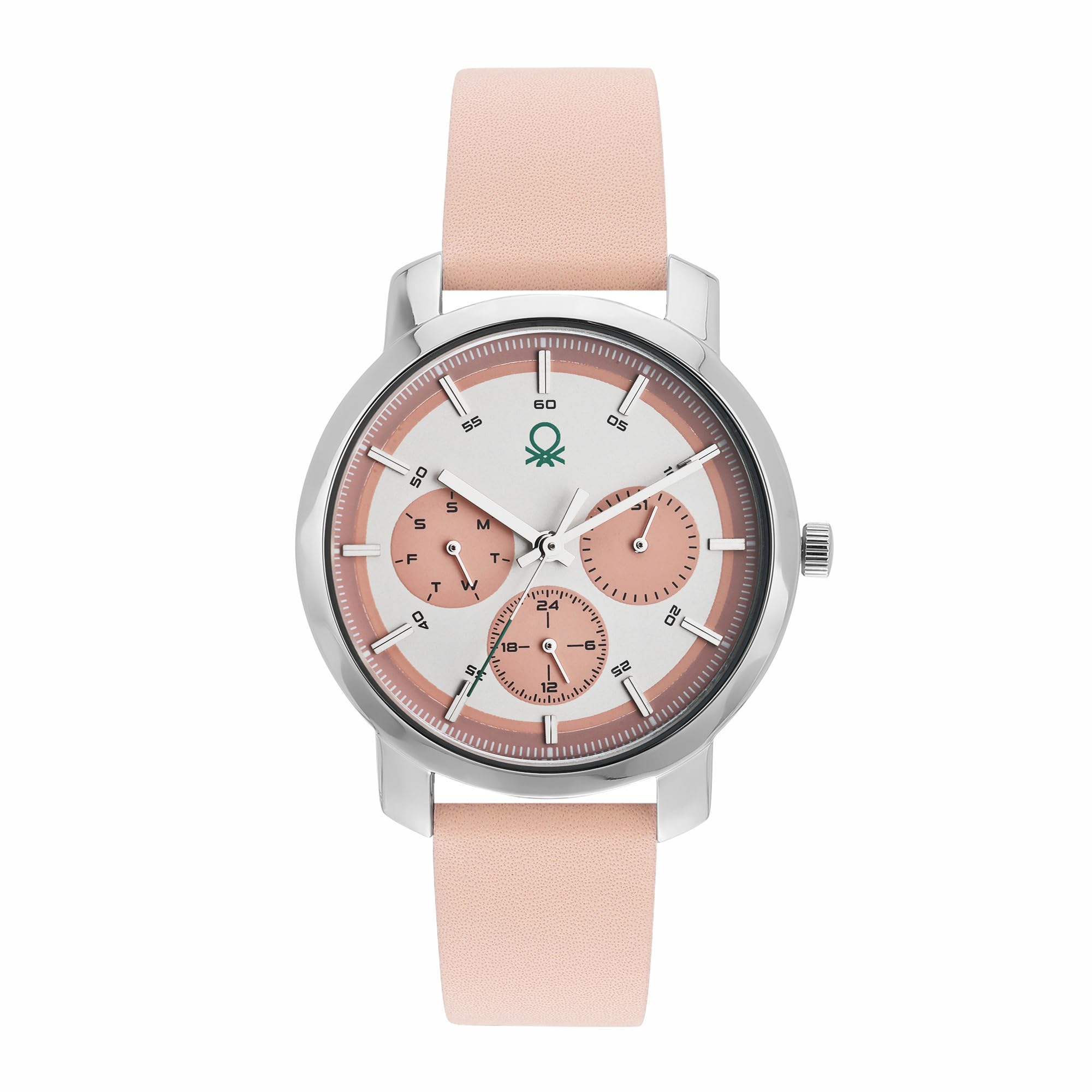 UNITED COLORS OF BENETTON Women Pink Round Brass Dial Analogue Watch- UWUCL0501 (B0CP89FVDG) Amazon Price History, Amazon Price Tracker