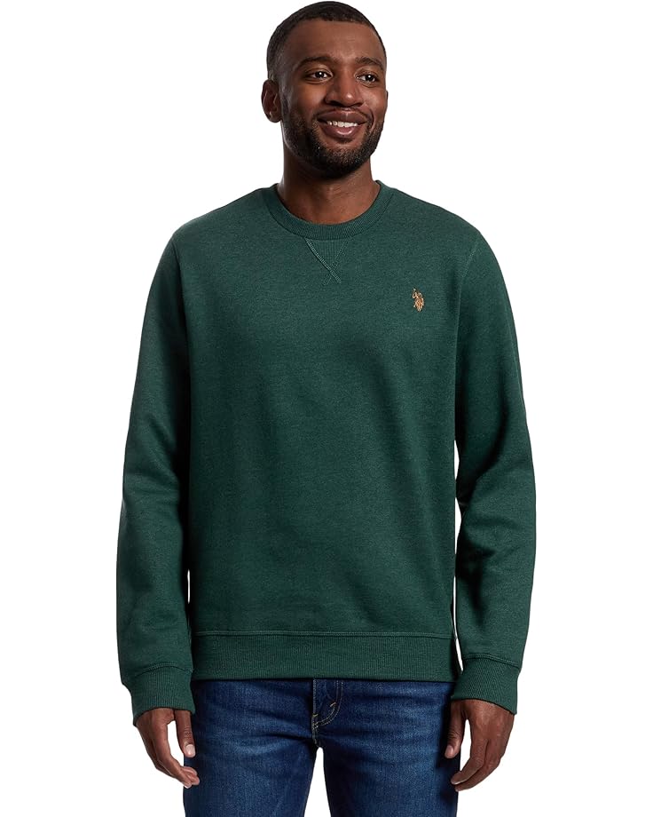 U.S. POLO ASSN. Long Sleeve Popover Crew Neck Fleece Sweatshirt - Main View